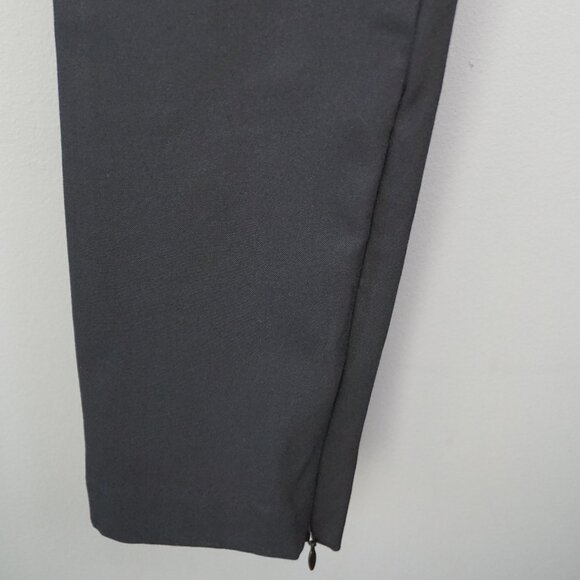 New Rag & Bone Rebecca Zip Vent Slim Fit Mid Rise Pants in Black size 4 - Picture 7 of 16